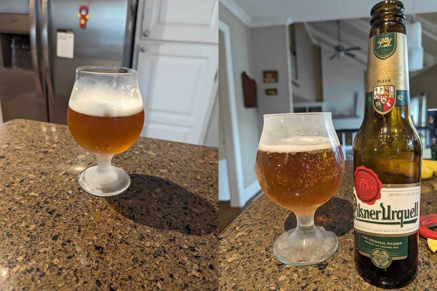 comparing pilsners